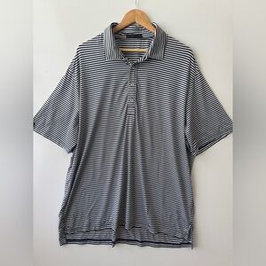 RLX‎ Golf Polo Shirt Striped Short Sleeve Athletic Casual Size XXL